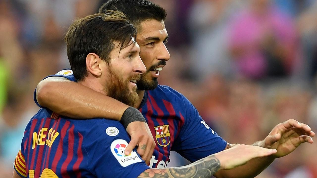 Barcelona is tied at 1-1 in its Champions League fixture against Napoli.