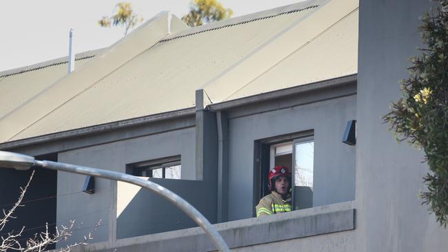 The building was on fire on August 30. Picture: NCA Newswire/ Gaye Gerard