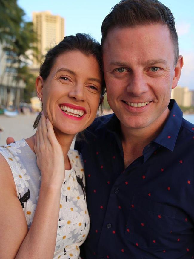 Ben Fordham with wife Jodie.