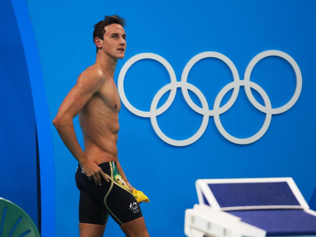 Australia's Cameron McEvoy finished 7th in the men's 50m freestyle semifinals on day six of the swimming at the Rio 2016 Olympic Games. Picture: Phil Hillyard