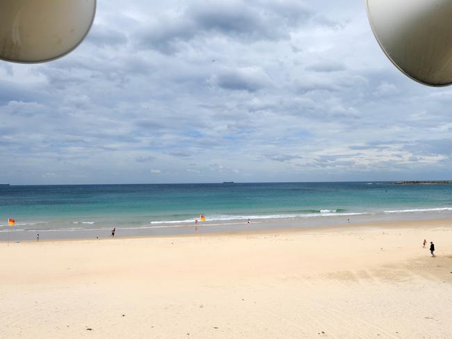 Two teenage girls and a nine-year-old boy almost drowned after being caught in a rip at Caves Beach. Picture: Simon Bullard