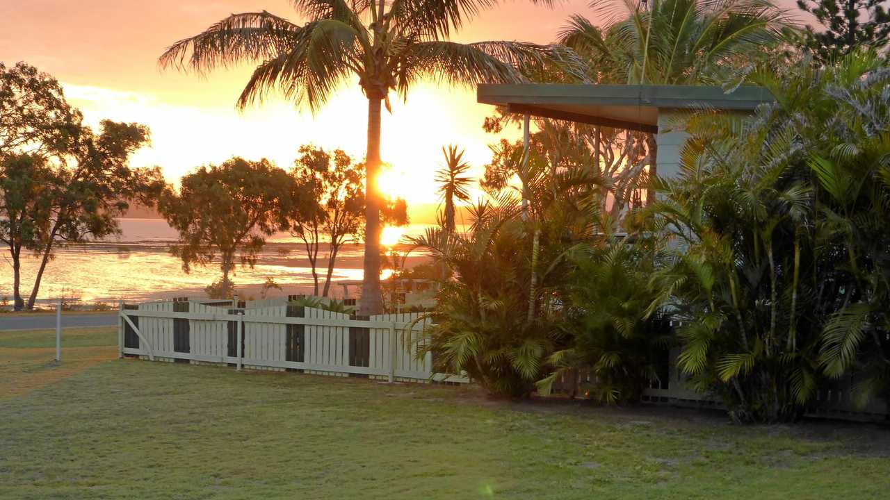 UNIQUE OFFER: This beachfront home at Curtis Island is on the market for $299,000. Picture: Gladstone Real Estate