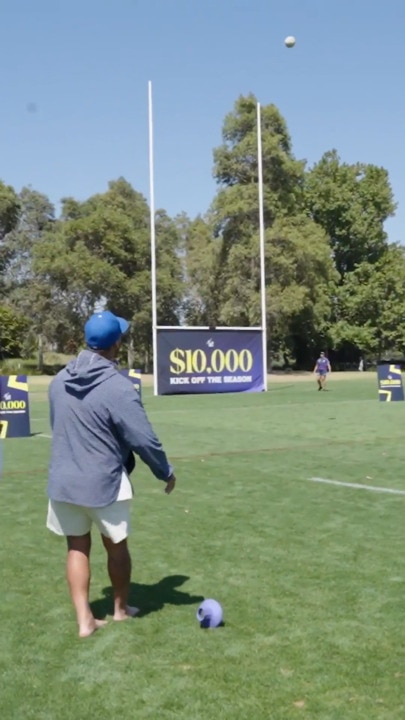 Storm fan wins $10k cash by kicking ball into crossbar