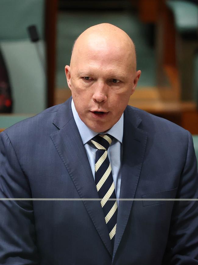 Federal Defence Minister Peter Dutton. Picture: NCA NewsWire / Gary Ramage