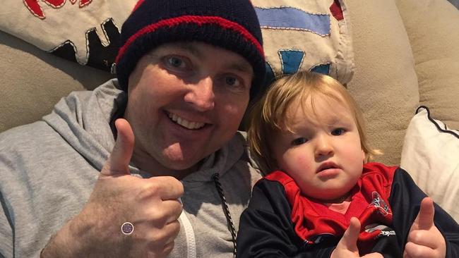 Jarrod Lyle with his daughter Jemma. Picture: Instagram