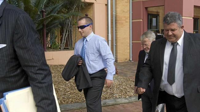 Edward 'Ned' Saffin leaves Lismore Court House ahead of sentencing for his involvement in an armed robbery. Photo Jay Cronan / The Northern Star. Picture: Jay Cronan