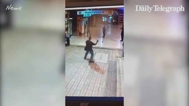 Stabbing at Sydney train station