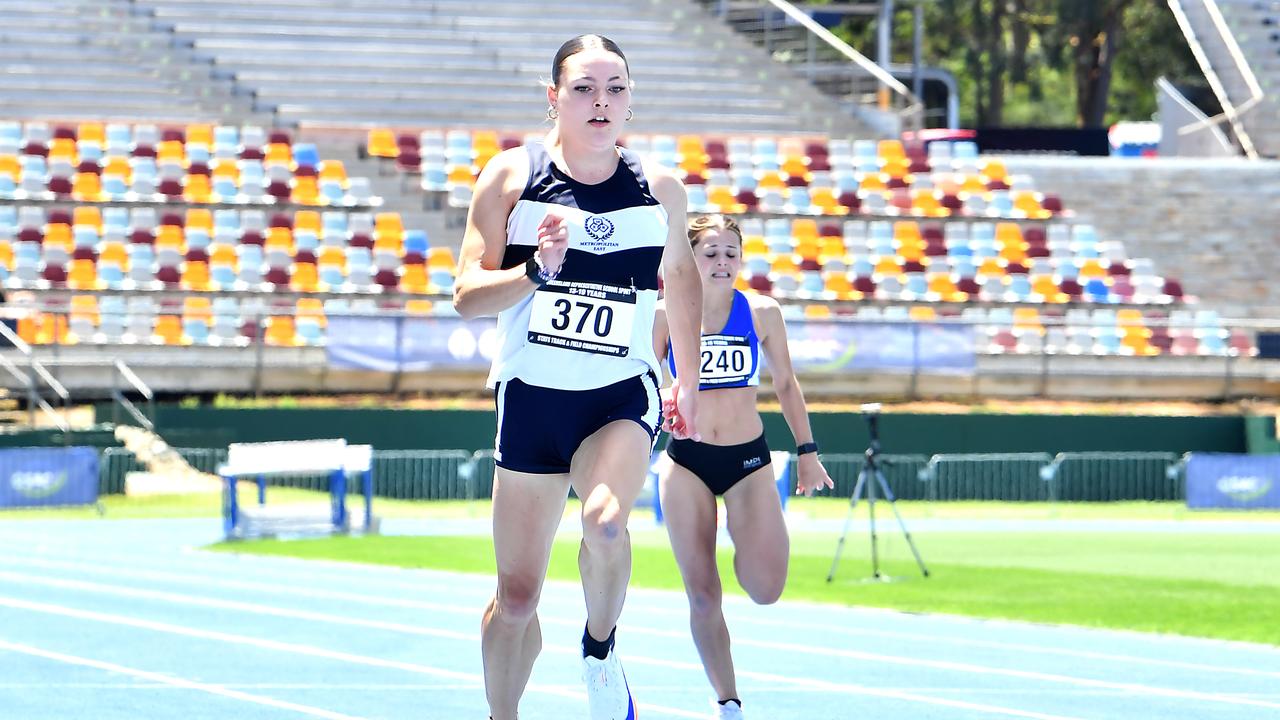 Queensland Representative School Sport track and field championships in Brisbane. Saturday October 12, 2024. Picture, John Gass