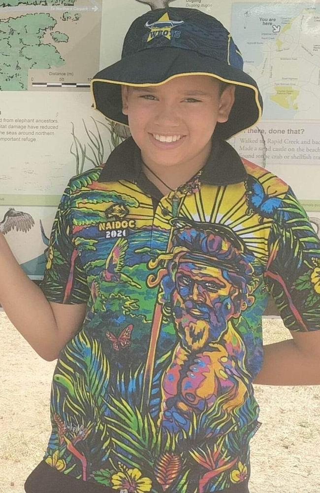 Daemarius Purcell-Appo, 11, was killed after being pinned to the wall of a Palmerston supermarket in December 2022. Picture: Supplied by family