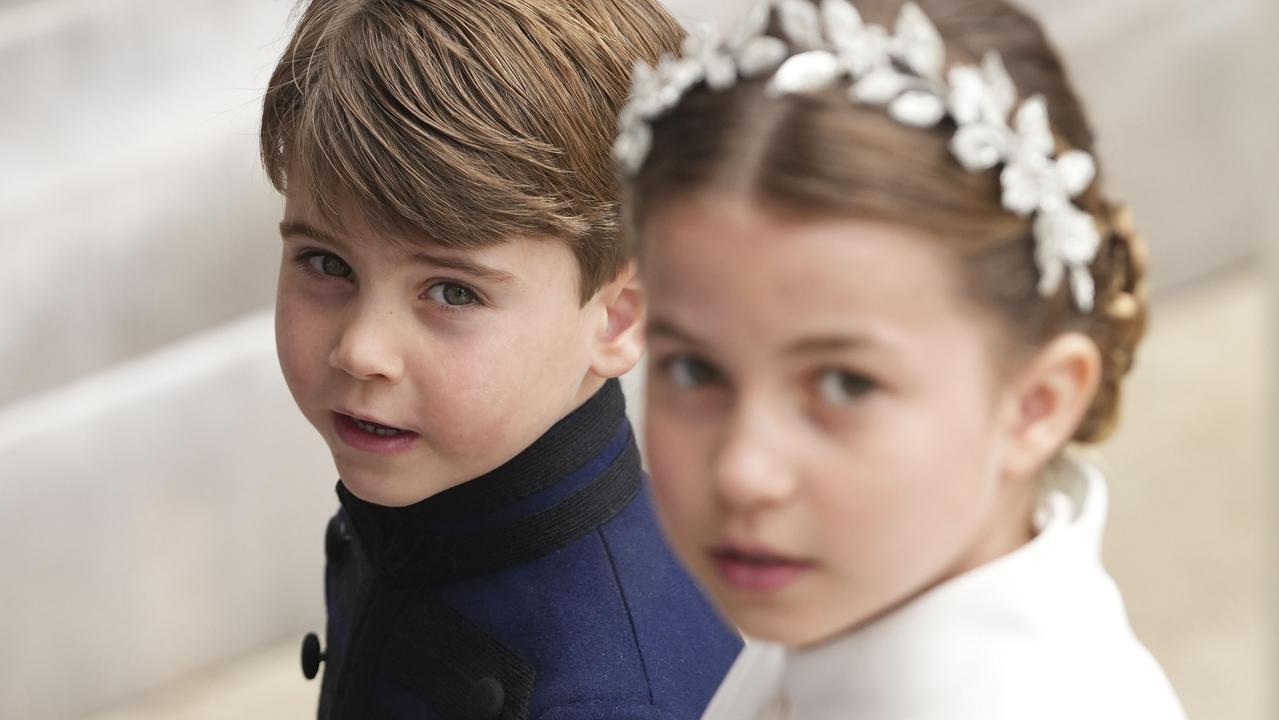 The future of the monarchy: Princess Charlotte and Prince Louis. Picture: Dan Charity - WPA Pool/Getty Images