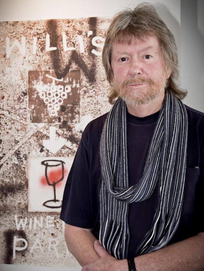 Rod Schubert standing in front of some of his work. Picture: Supplied