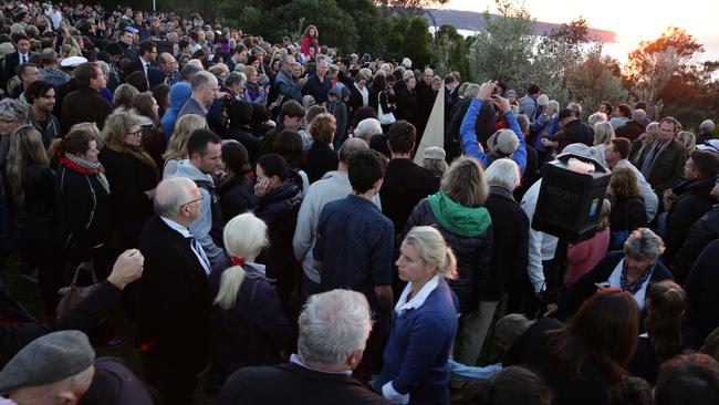 The Mosman RSL Sub-Branch has admitted the crowd was underestimated.