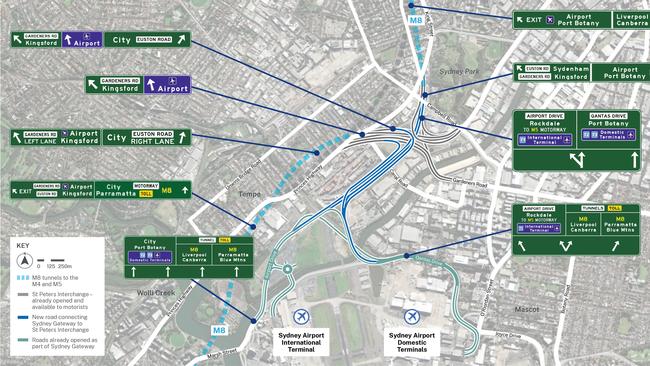 Drivers have been urged to familiarise themselves with the new Sydney Gateway road link before it opens, connecting drivers to the airport.