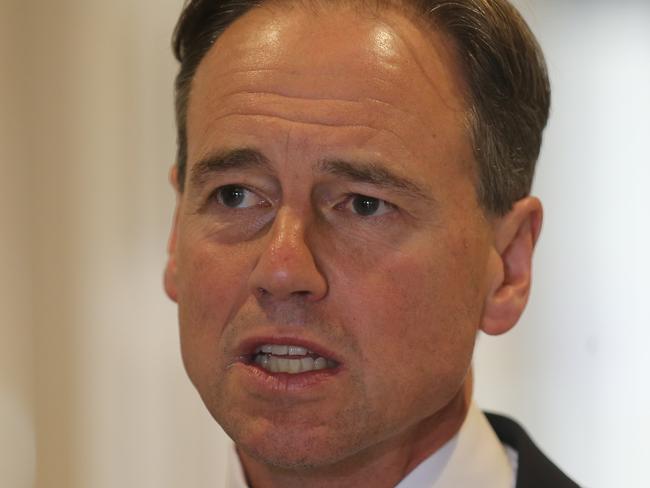 Health Minister Greg Hunt. Picture: The Australian 