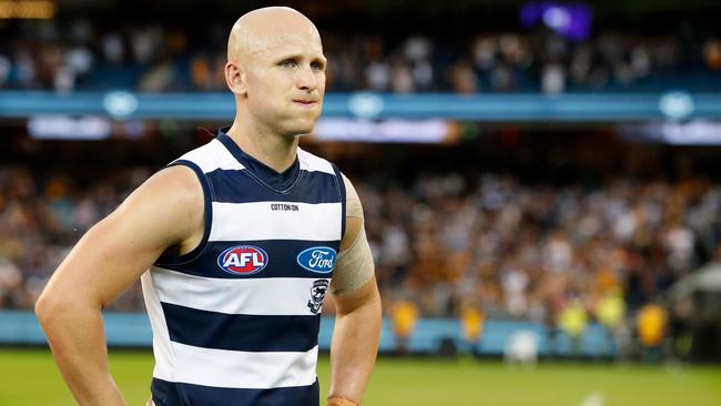 Is Gary Ablett’s form dip attributable to a sore shoulder? Picture: AFL Media