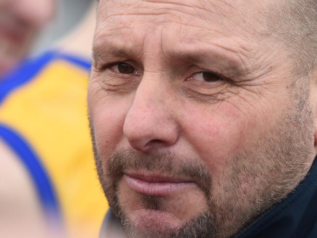 Eastern FL: Noble Park v Norwood football at Pat Wright Senior Oval. Noble Park coach Mick Fogarty. Picture: AAP/ Chris Eastman