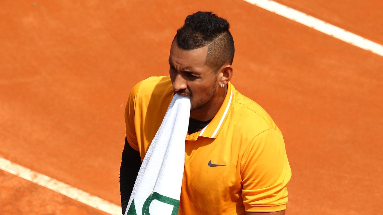 Nick Kyrgios has well and truly spat the dummy. Again.