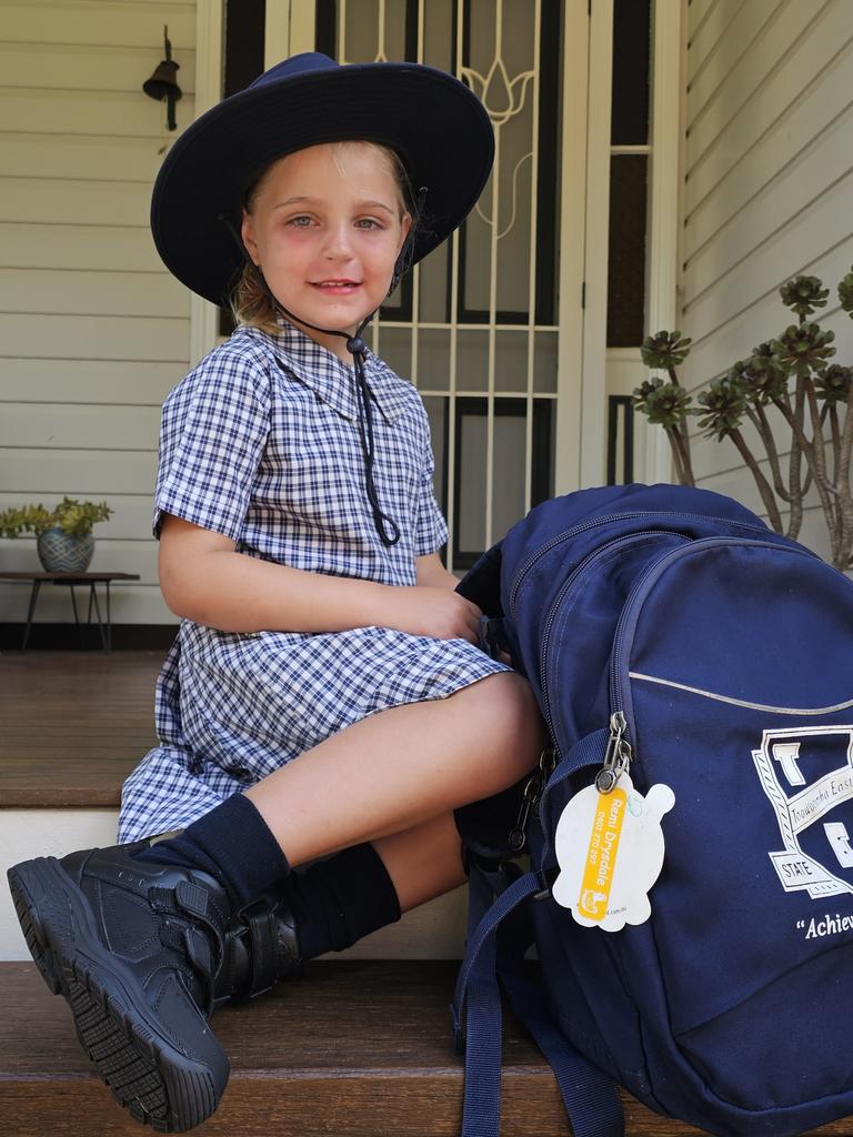 Remi Drysdale is excited to start prep at Toowoomba East State School in 2025.