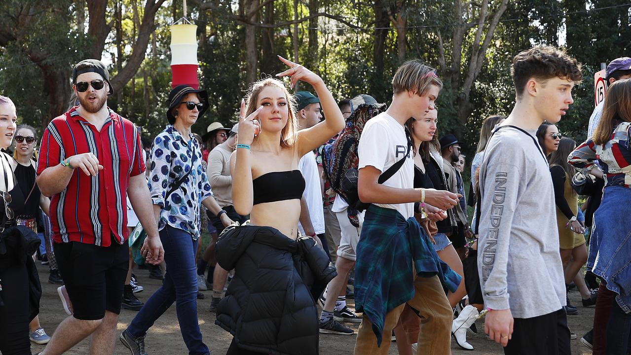 Festival goers attend Splendour In The Grass 2019 on July 19, 2019. Picture: Mark Metcalfe/Getty Images