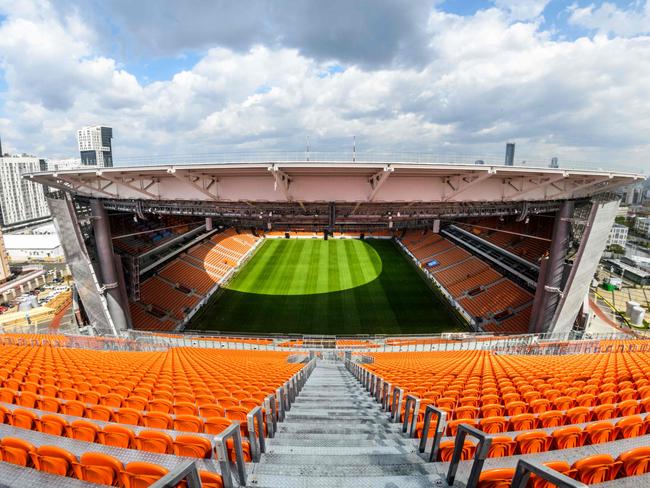 Ekaterinburg Arena looks more starship than football stadium.