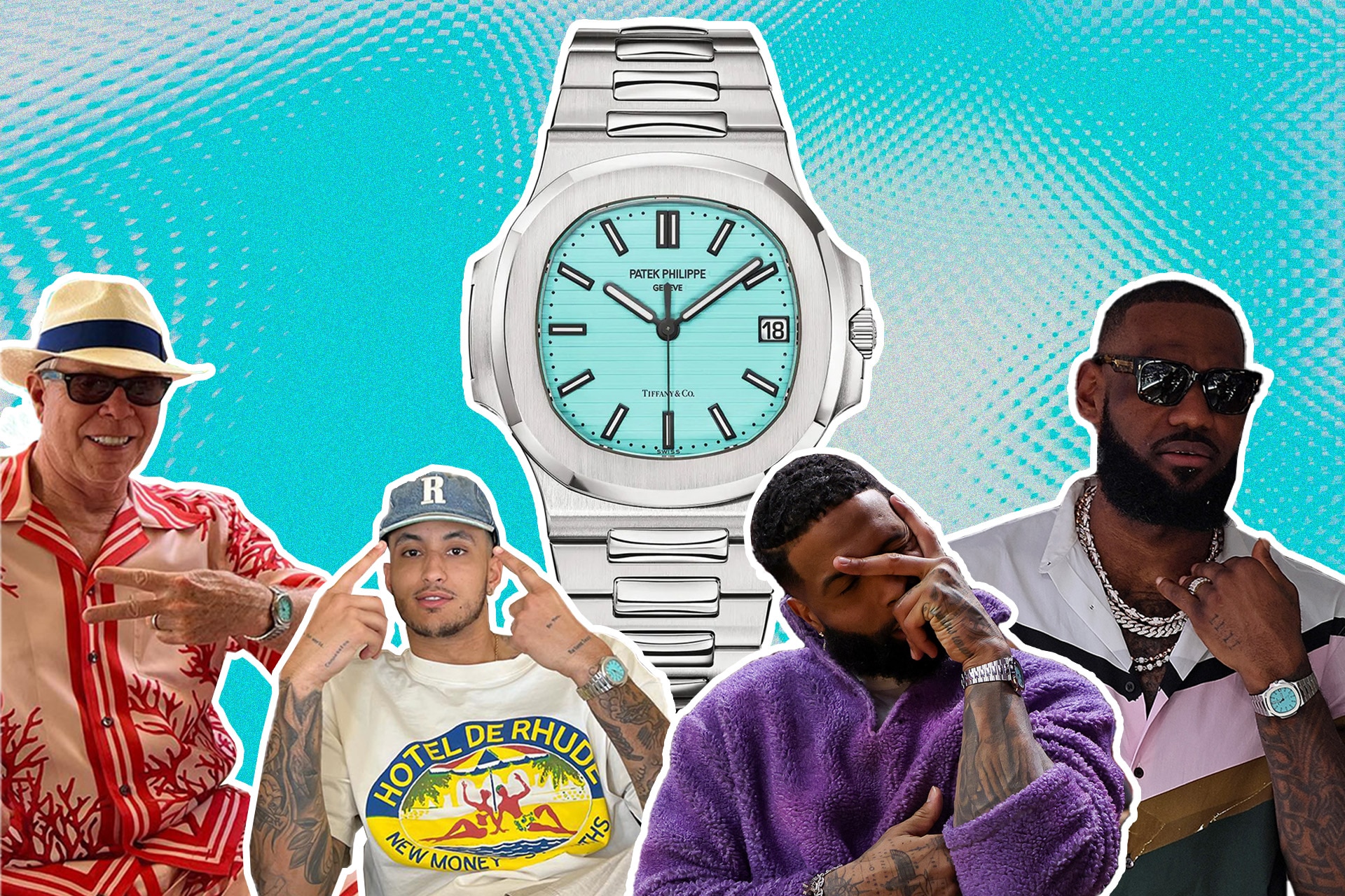 Celebs With A Tiffany Blue Patek Philippe Nautilus Watch