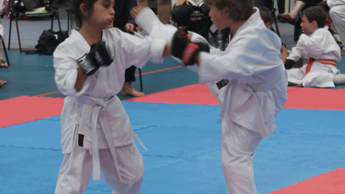 Kids compete at karate champs The Courier Mail