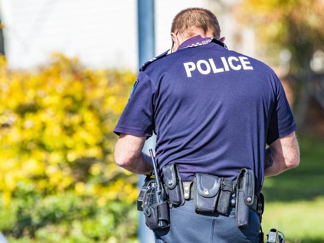 Queensland Police investigate fatal shooting at Old Logan Road, Gailes, Sunday, July 11, 2021 - Picture: Richard Walker**GENERIC PHOTO OF QUEENSLAND POLICE OFFICER**