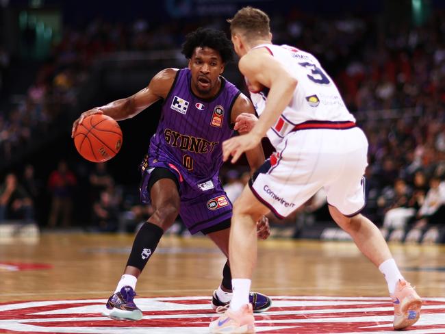 Kings’ starters like Justin Simon needed more help from their bench against the 36ers. Picture: Matt King/Getty Images