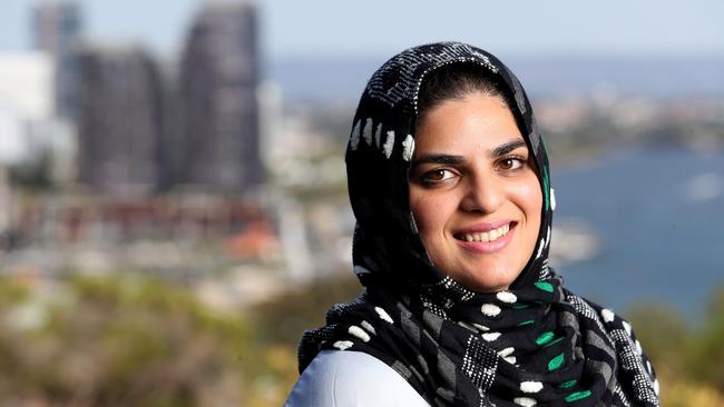 Zainab Syed at Kings Park, Perth. Picture: Colin Murty