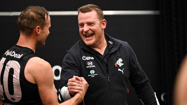 Michael Voss has turned things around brilliantly at Carlton. Picture: Getty Images