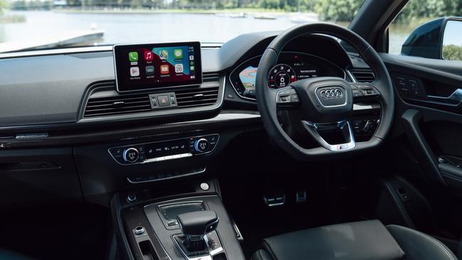 The cabin is typical Audi class and sophistication.