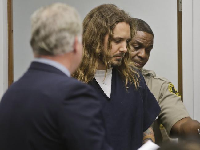 Prison time ... Tim Lambesis, the lead singer for the Metal band As I Lay Dying pleaded guilty to a plot to hire a hitman to murder his estranged wife.