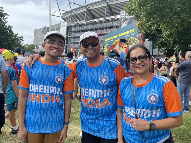 Sonali, Parag and Shaunak Jog. Picture: Himangi Singh