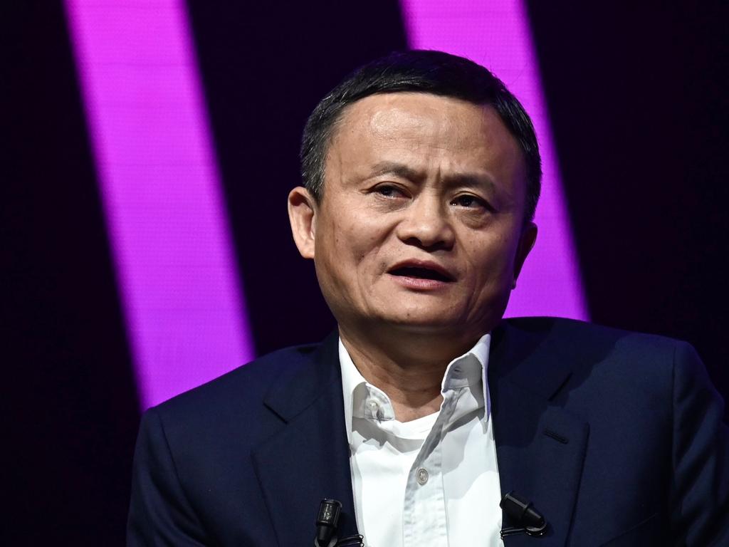 Jack Ma, billionaire and Alibaba founder, appeared in a video after suddenly disappearing from public view in November. Picture: Philippe Lopez / AFP