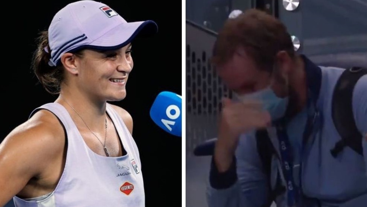 Ash Barty roasted her own team.