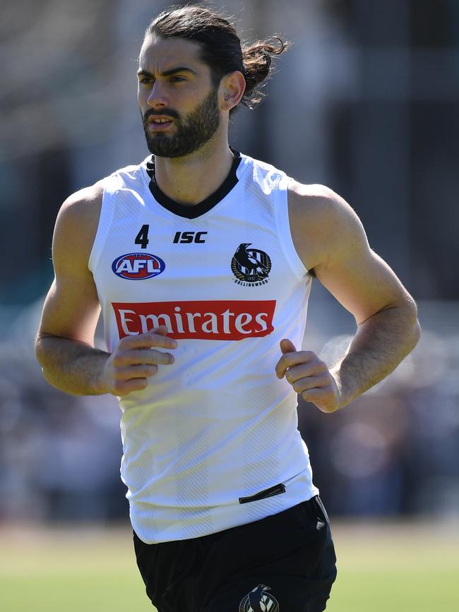 Brodie Grundy averaged 130 last year.