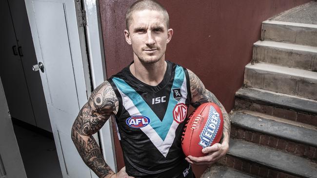 Hamish Hartlett will be seeking redemption for Port Adelaide next season. Picture: Sarah Reed