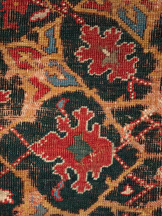 Fragment of medallion, Ushak carpet, Turkey, 1600 AD