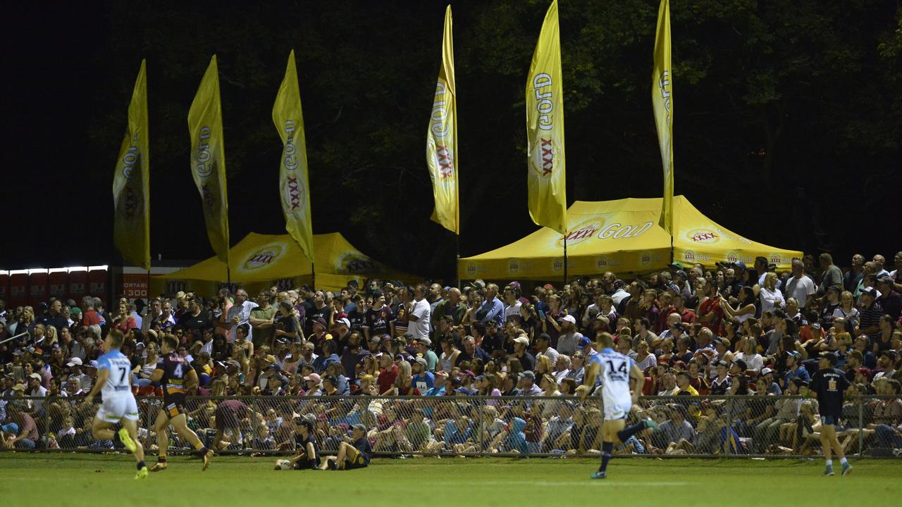 The Brisbane Broncos and Gold Coast Titans played out a pre-season NRL trial at Clive Berghofer Stadium earlier this year.