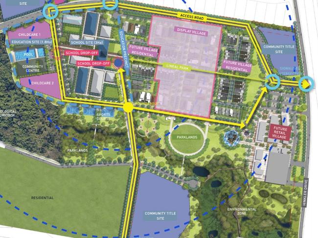 Pacific View estate - the Gold Coast's newest suburb and its education precinct.