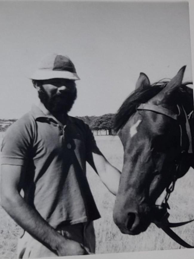 On the Gartlan family farm at Chetwynd in 1979. Picture: Supplied