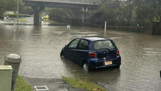 The water receded within an hour. Picture: Tabatha Watego