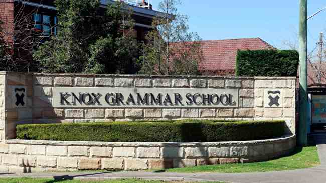 Knox Grammar, Wahroonga is NSW's wealthiest school. Picture: Tim Hunter.