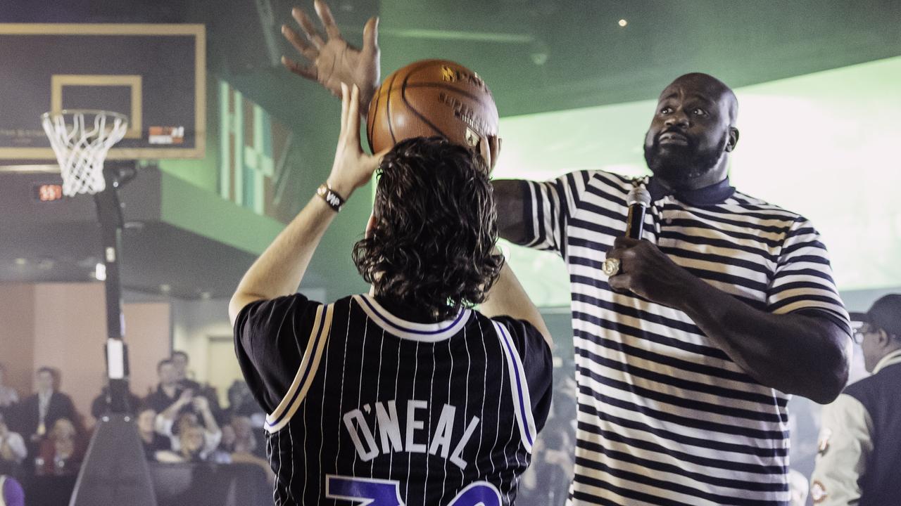 Shaquille O’Neal during a recent visit to Australia. Picture: Supplied