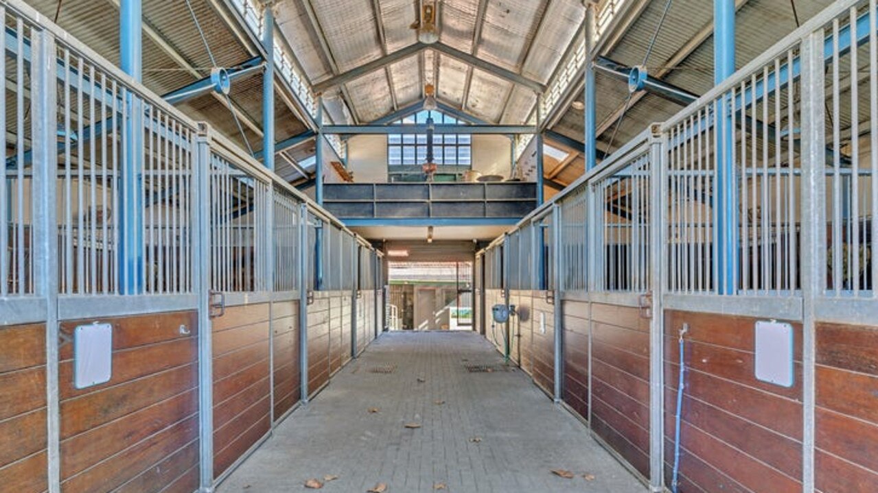 The stables have eight horseboxes.