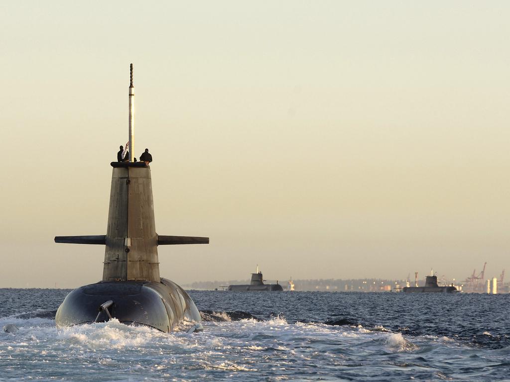 Photography by Petty Officer Photographer Damian Pawlenko  Caption: HMAS Collins (foreground) rendezuous with HMAS Waller (centre) and HMAS Rankin. Collins Class Submarines, HMAS Rankin, HMAS Waller and HMAS Collins transitting in formation through Gage Roads, Cockburn Sound.  Deep Caption: Pacific Reach is a triennial Asia-Pacific submarine rescue exercise designed to promote regional cooperation on submarine rescue. The exercise this year is the fourth in the series and is being hosted by Australia between 26 November and 7 December 2007. Pacific Reach 07 is a significant exercise involving six ships, three submarines, two submarine rescue systems, a multi-national dive team and the UK SPAGÃ all up 1000 personnel from 15 nations will be directly involved in the exercise.  Pacific Reach is an extraordinarily valuable opportunity to work with our regional neighbours and it is our pleasure to host this years activities, said Commander Australian Naval Submarine Group, Commodore Rick Shalders.   Pacific Reach is a truly international exercise, with units and equipment from the following countries participating: Canada, China, Republic of Korea, Japan, Malaysia, Singapore, the United States and the United Kingdom. In addition, military observers from Chile, India, Indonesia, NATO, Pakistan, Peru, Russia and South Africa will also attend.