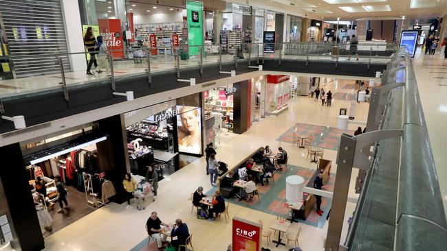 A quiet day at Marion Shopping Centre on the Queen’s Birthday public holiday. Picture Dean Martin