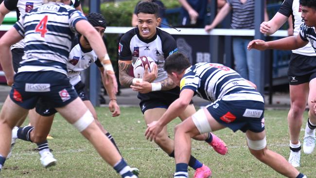 Dre-dyn Laban. Club rugby colts 1 between Brothers and Souths. Saturday April 20, 2024. Picture, John Gass