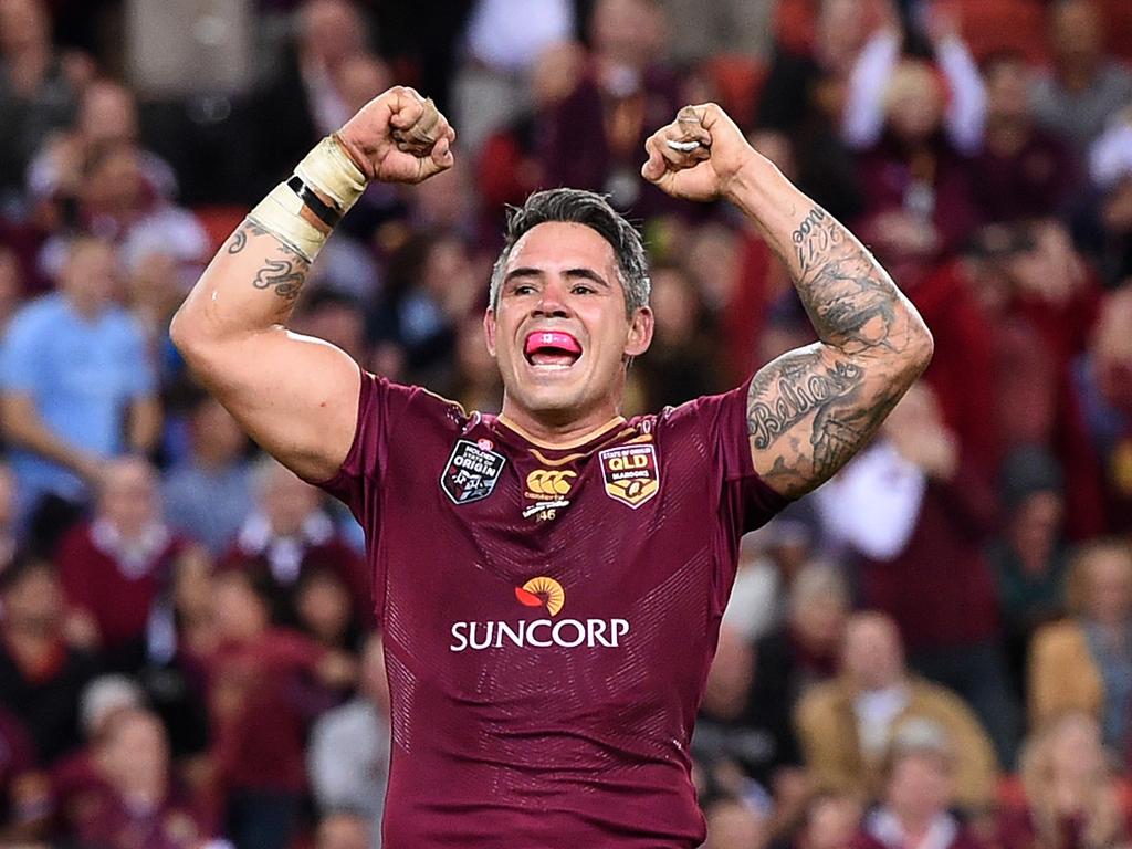 Corey Parker enjoyed many battles in the Origin arena. Picture: AAP Image/Dave Hunt