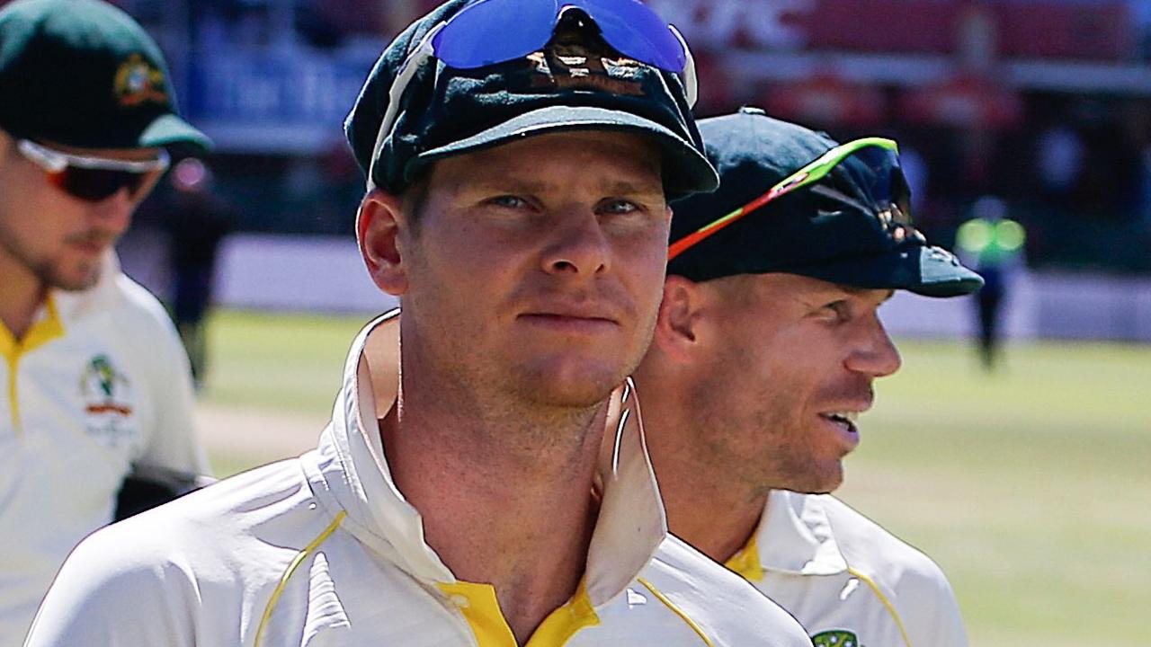 Steve Smith and David Warner in the offending Test. 